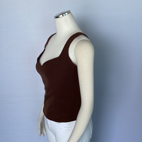 NWT Abercrombie Brown Top Medium - Picture 7 of 11